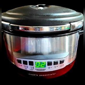 Cook's Essentials 8QT Oval Pressure Cooker